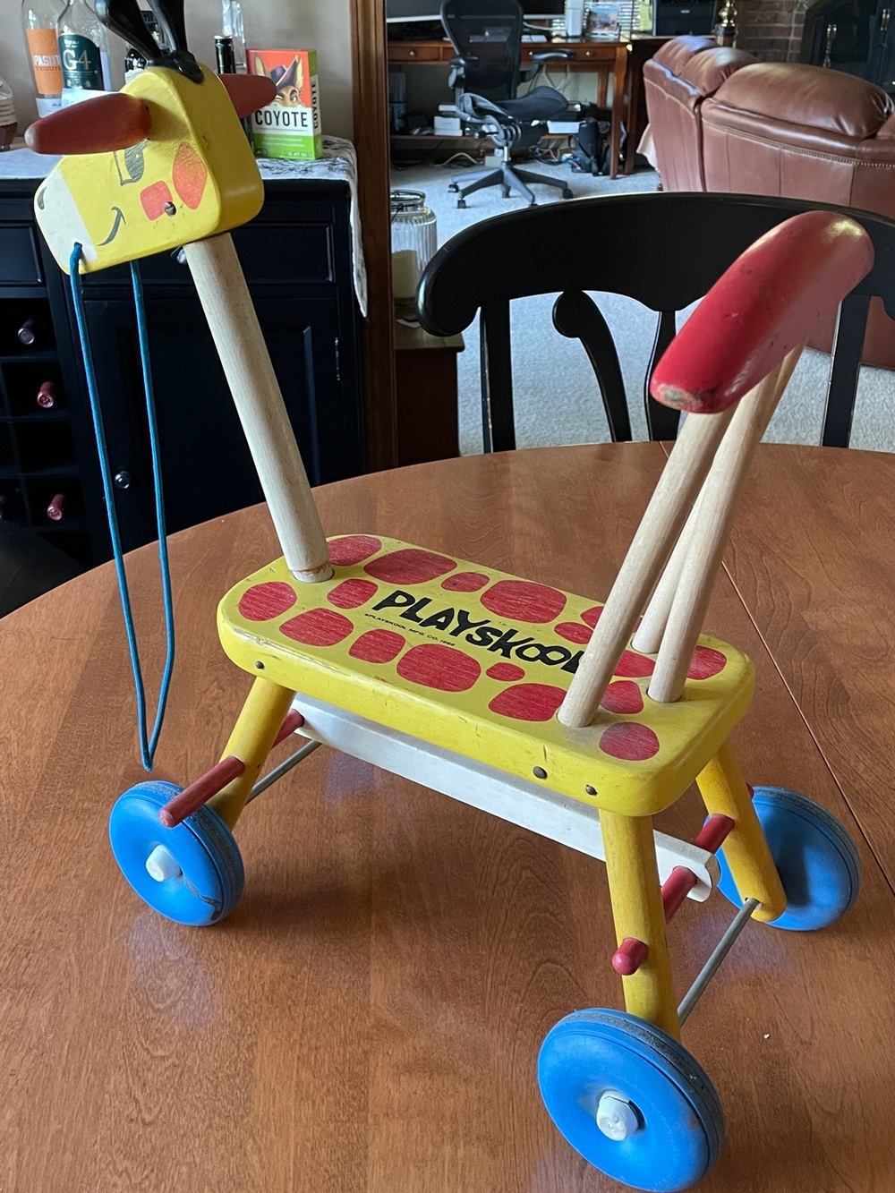 Playskool Giraffe Ride On Toy, Vintage 1960’s, Collectible